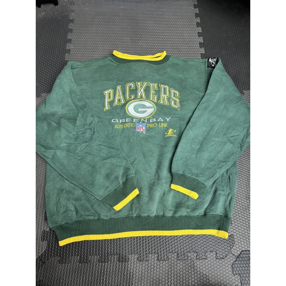 Vintage Logo Athletic NFL Green Bay Packers Pro Line Sweatshirt XL